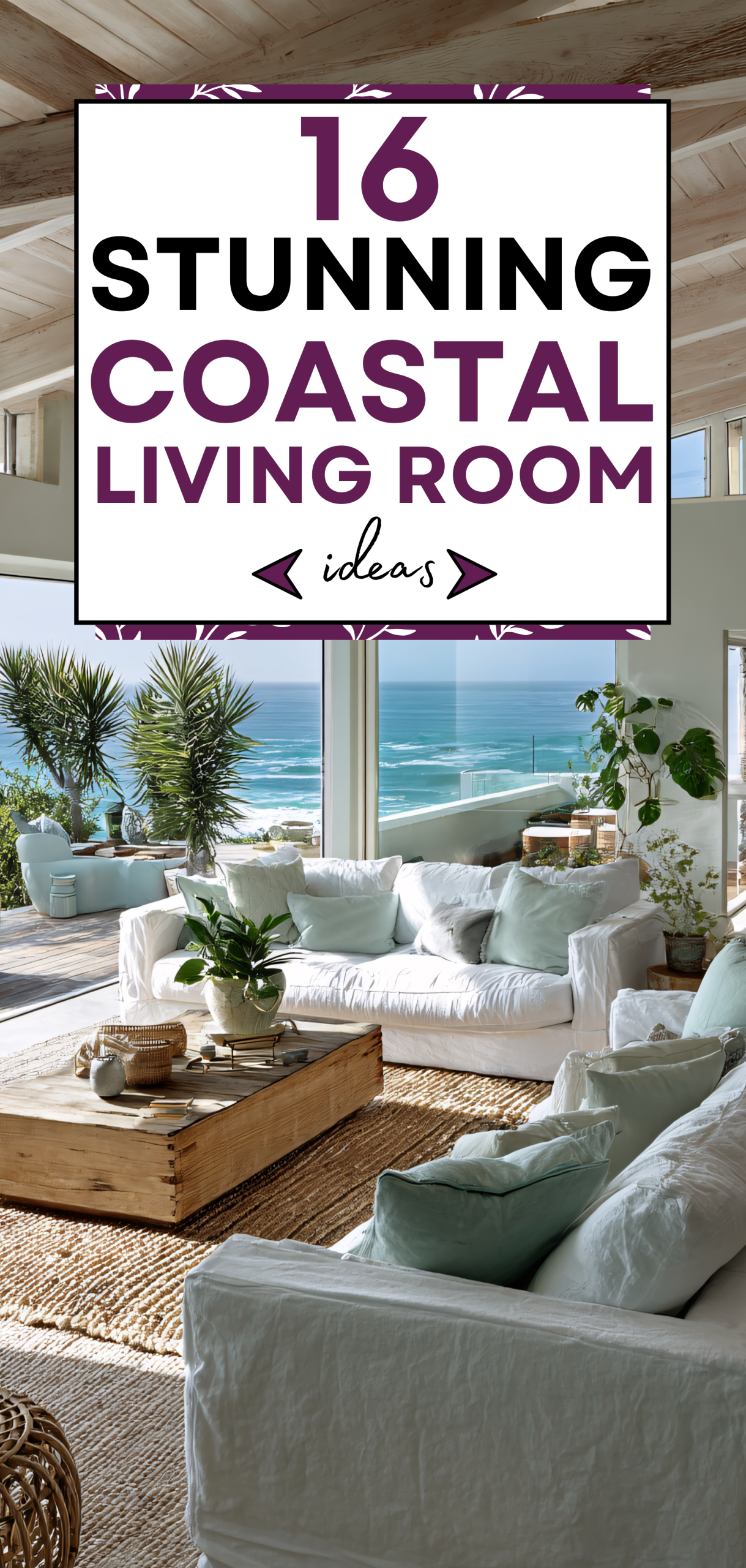 16 Stunning Coastal Living Room Ideas