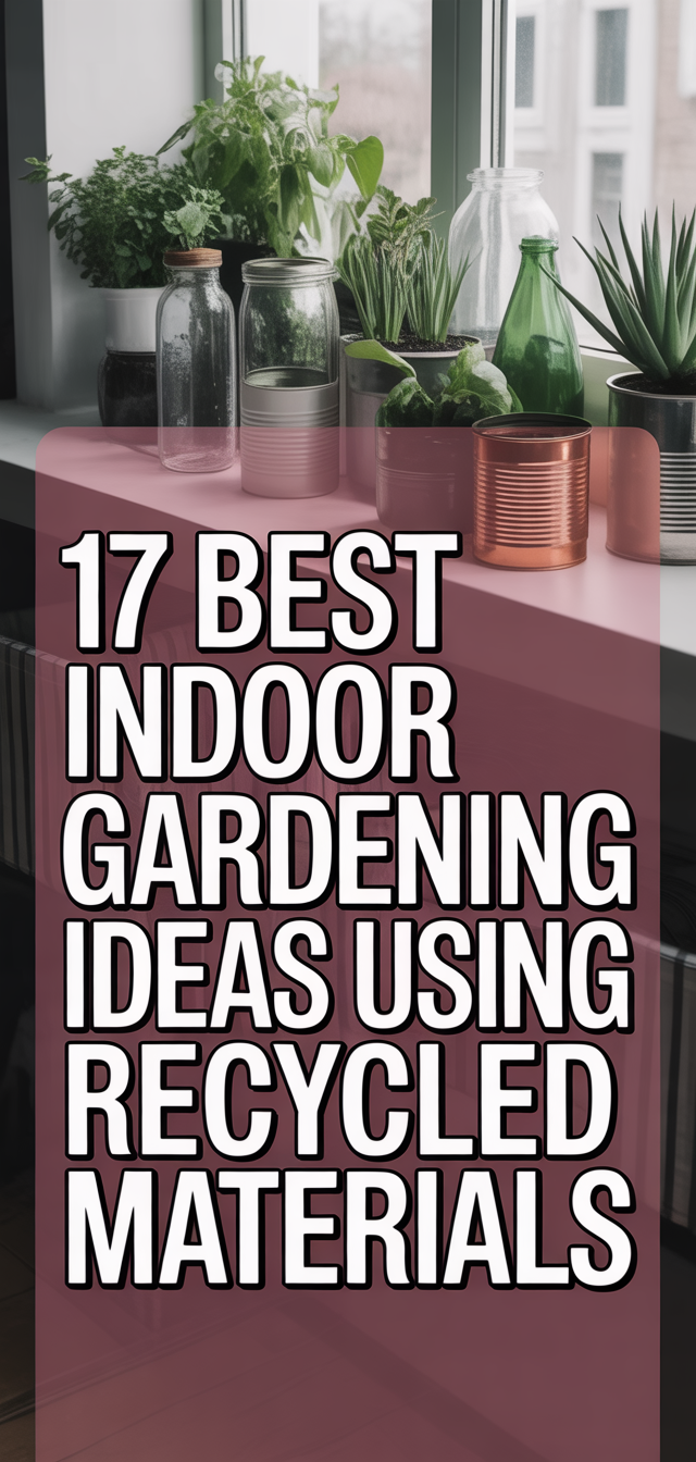 17 Best Indoor Gardening Ideas Using Recycled Materials