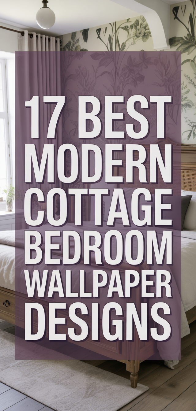 17 Best Modern Cottage Bedroom Wallpaper Designs - My Home And Kitchen