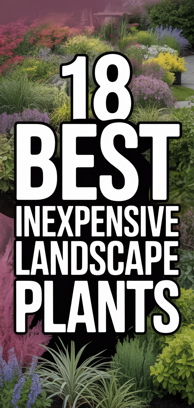 18 Best Inexpensive Landscape Plants