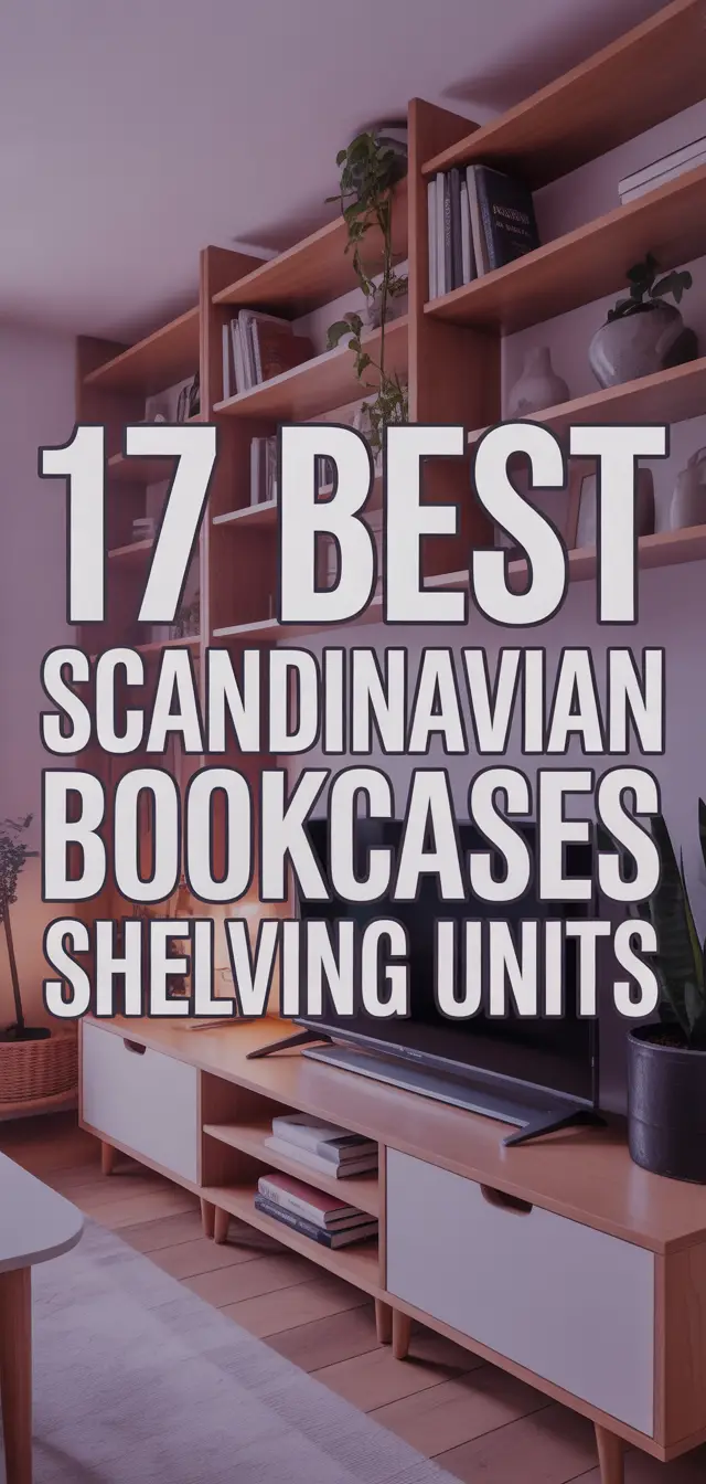 17 Best Scandinavian Bookcases and Shelving Units