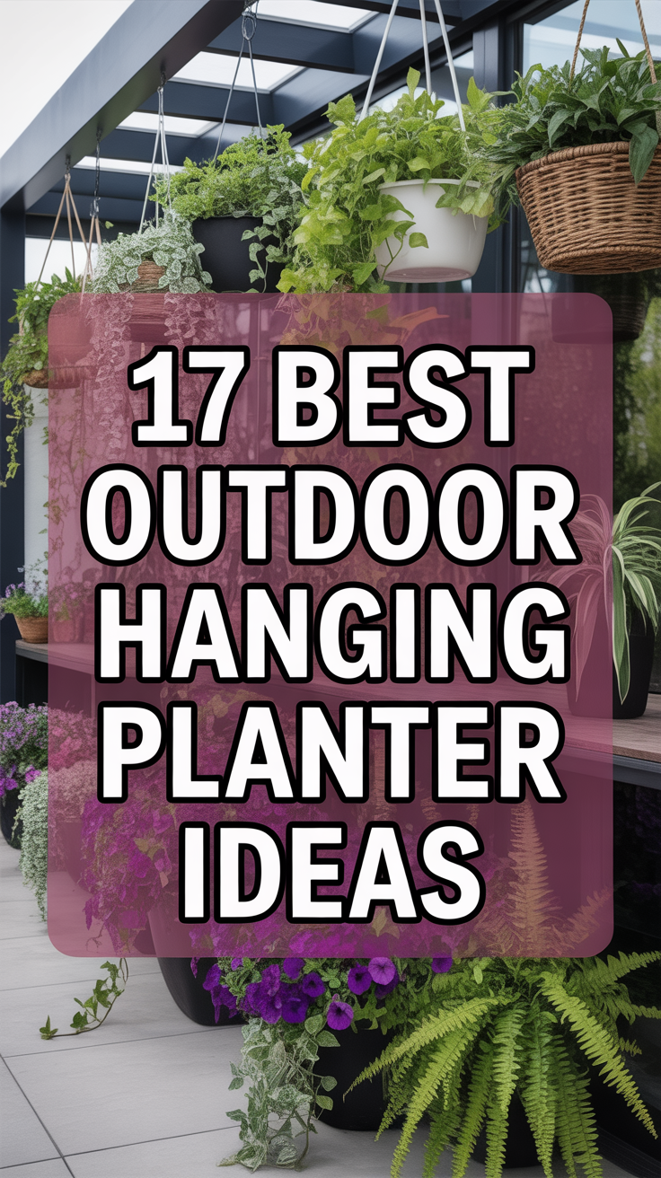 17 Best Outdoor Hanging Planter Ideas