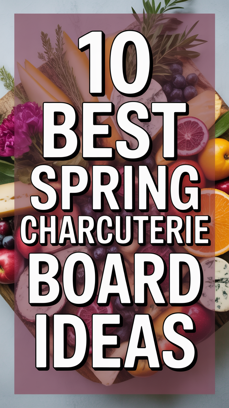 10 Best Spring Charcuterie Board Ideas