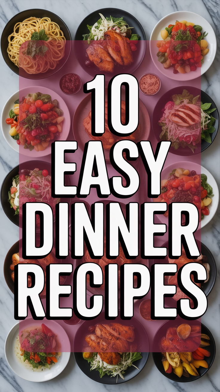 10 Easy Dinner Recipes