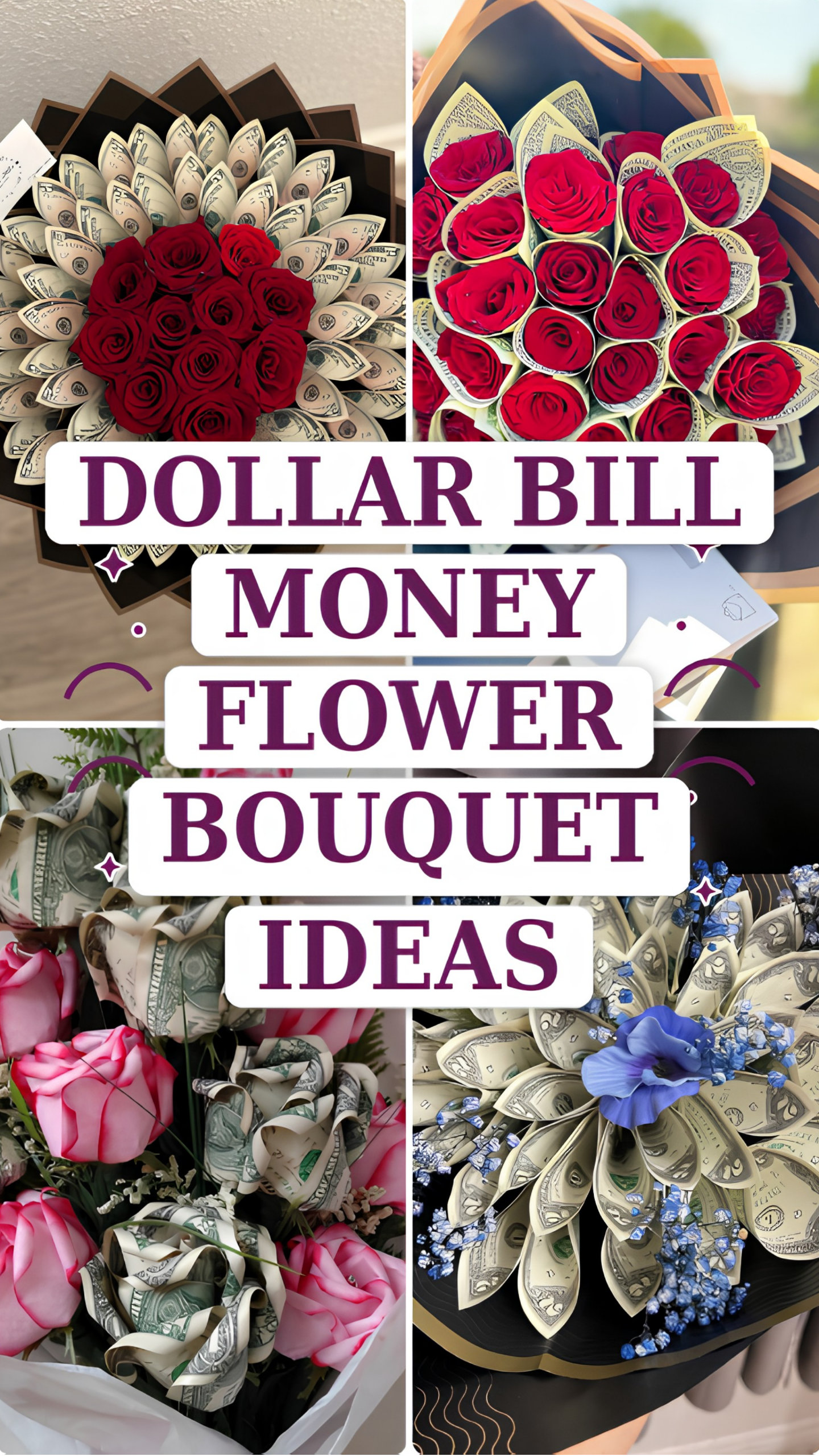 money flower bouquet