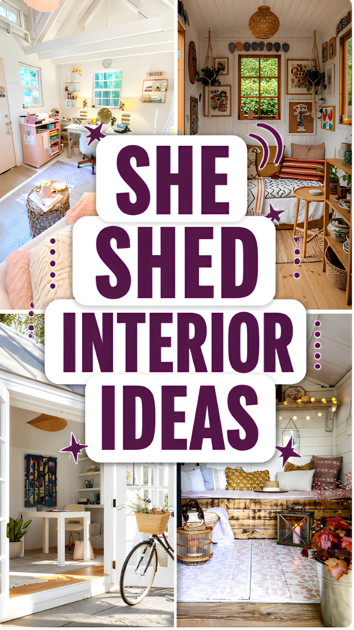 She Shed Interior Ideas That Feel Like a Real Escape
